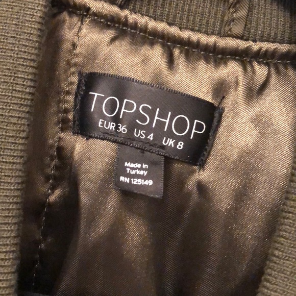 Topshop green bomber - Picture 3 of 6
